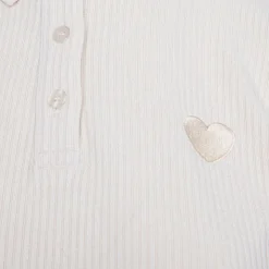 BURTON OF LONDON Polo coeur poitrine josiana Femme BEIGE New