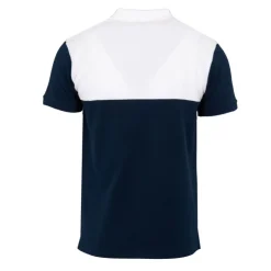 GEORGES RECH Polo color block col zippé avec logo écusson Homme BLEU FONCE Discount