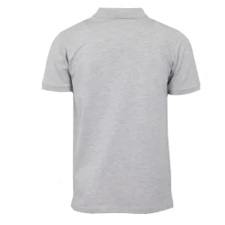GEORGES RECH Polo coton col zippé imprimé Sport manuscrit Homme GRIS CLAIR Discount