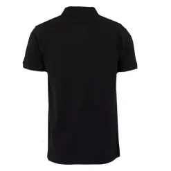 GEORGES RECH Polo coton col zippé imprimé Sport manuscrit Homme NOIR Clearance