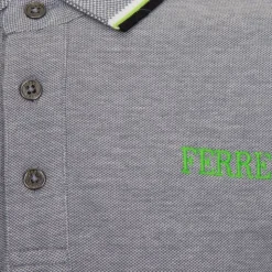 GIANFRANCO FERRE Polo coton Massimo ashrose avec liseré Homme BLEU Outlet