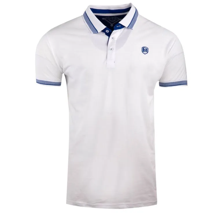 BLAGGIO Polo coton piqué Homme BLANC Best