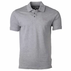 CERRUTI Polo Eduardo uni logo brodé Homme GRIS CLAIR Outlet