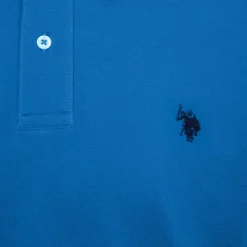 US POLO Polo en piqué king à manches courtes Homme BLEU ROI Best