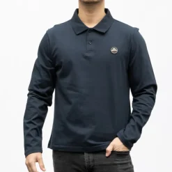 HELVETICA Polo gaia Homme BLEU FONCE Sale