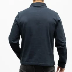 HELVETICA Polo gaia Homme BLEU FONCE Sale