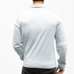 HELVETICA Polo gaia Homme BLEU CLAIR