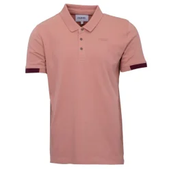 GIANFRANCO FERRE Polo Gianni à boutons coton texturé Homme ROSE Discount