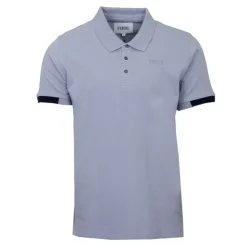 GIANFRANCO FERRE Polo Gianni à boutons coton texturé Homme BLEU CLAIR Hot
