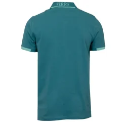 GIANFRANCO FERRE Polo Gianni à boutons coton texturé Homme VERT Online