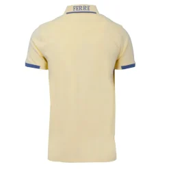 GIANFRANCO FERRE Polo Gianni à boutons coton texturé Homme JAUNE Best