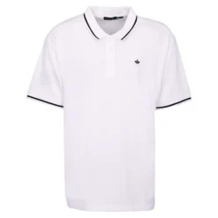 DOCKERS Polo grandes tailles coton avec liseré logo brodé Homme BLANC Best
