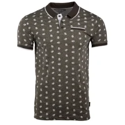 BLAGGIO Polo imprimé Homme KAKI