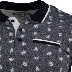 BLAGGIO Polo imprimé Homme BLEU Best