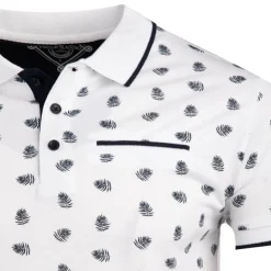 BLAGGIO Polo imprimé Homme BLANC Outlet