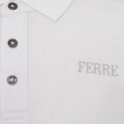 GIANFRANCO FERRE Polo Leandro coton avec boutons Homme BLANC Online