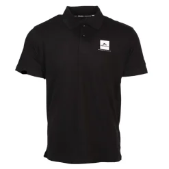 HELVETICA Polo logo imprimé Homme NOIR