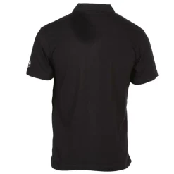 HELVETICA Polo logo imprimé Homme NOIR
