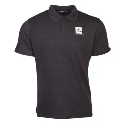 HELVETICA Polo logo imprimé Homme GRIS FONCE Online