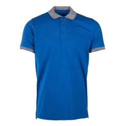 CERRUTI Polo manches courte bicolore santerno Homme BLEU ROI Online