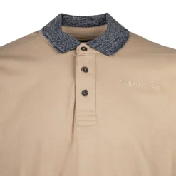 CERRUTI Polo manches courte bicolore santerno Homme BEIGE Hot