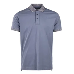 CERRUTI Polo manches courte bicolore santerno Homme GRIS New