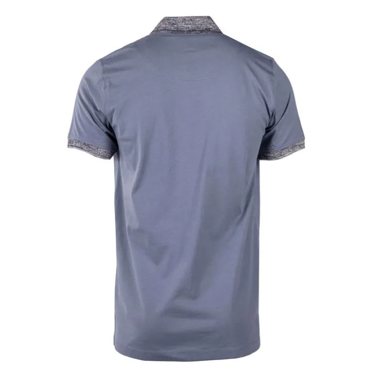 CERRUTI Polo manches courte bicolore santerno Homme GRIS New