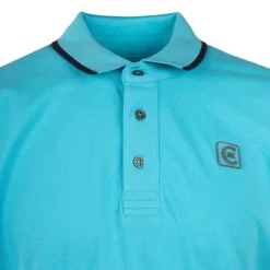 CERRUTI Polo manches courtes bormida avec logo Homme TURQUOISE Hot