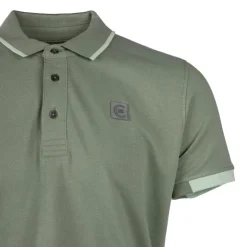 CERRUTI Polo manches courtes bormida avec logo Homme VERT Discount
