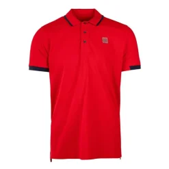 CERRUTI Polo manches courtes bormida avec logo Homme ROUGE Discount