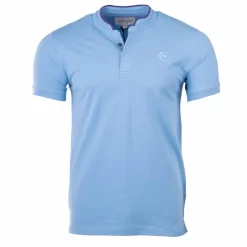 CERRUTI Polo manches courtes col mao firenza Homme BLEU Online