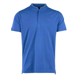 CERRUTI Polo manches courtes col mao firenza Homme BLEU ROI