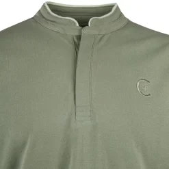 CERRUTI Polo manches courtes col mao firenza Homme VERT Best