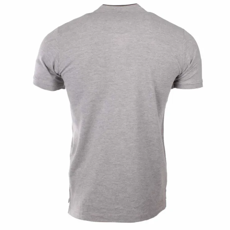 CERRUTI Polo manches courtes col mao firenza Homme GRIS CLAIR