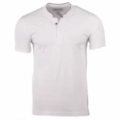 CERRUTI Polo manches courtes col mao firenza Homme BLANC New