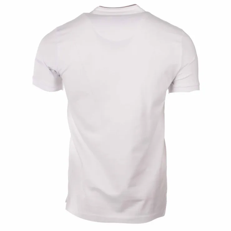 CERRUTI Polo manches courtes col mao firenza Homme BLANC New