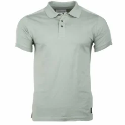 CERRUTI Polo manches courtes coton doux bande logo épaule ballabile Homme VERT Discount