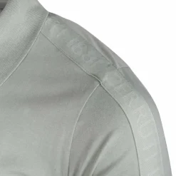 CERRUTI Polo manches courtes coton doux bande logo épaule ballabile Homme VERT Discount