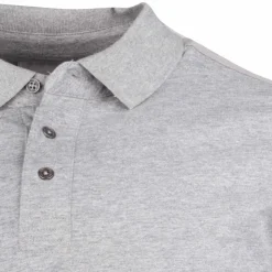 CERRUTI Polo manches courtes coton doux bande logo épaule ballabile Homme GRIS New