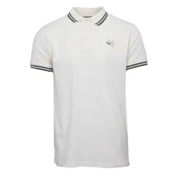 CHEVIGNON Polo manches courtes liserés col Sherman Homme BLANC ECRU Clearance