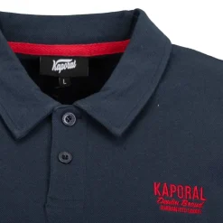 KAPORAL Polo Marlow 5 logo brodé Homme BLEU FONCE Outlet