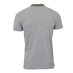 BILL TORNADE Polo mc logo liseret Homme GRIS CLAIR Sale