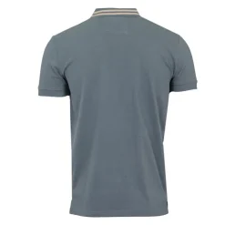 BILL TORNADE Polo mc logo liseret Homme VERT Best