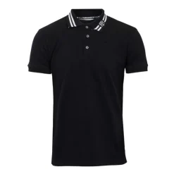BILL TORNADE Polo mc logo liseret Homme NOIR
