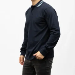 TORRENTE Polo ml liseret 5551 Homme BLEU FONCE Outlet