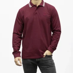 TORRENTE Polo ml liseret 5551 Homme BORDEAUX Online