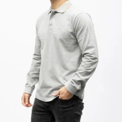 TORRENTE Polo ml liseret 5551 Homme GRIS CLAIR Clearance