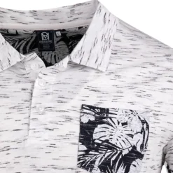 BLAGGIO Polo poche poitrine imprimé Homme BLANC Online