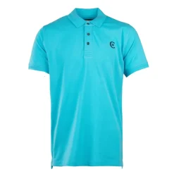CERRUTI Polo regular manches courtes tiber en coton Homme TURQUOISE Hot