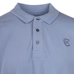 CERRUTI Polo regular manches courtes tiber en coton Homme BLEU Best